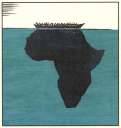 revolucion-es-poesia:  Esta mañana, una embarcación con 700 inmigrantes a bordo ha naufragado al norte de Libia, mientras se dirigía a la costa italiana. De confirmarse todas las desapariciones, en tan sólo una semana estaríamos hablando de más