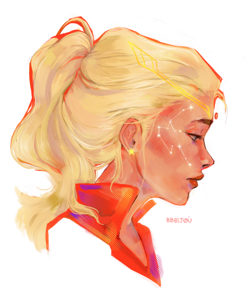 bbbijou:  Pretend I had this done in time for her birthday… I love Aquarius Adora!!!!! We have the same star sign!!! :0  ♒️💫🎉Happy Birthday Baby!!!