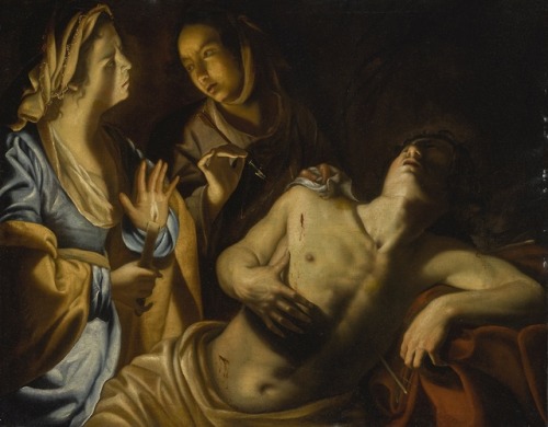 Artemisia Gentileschi (Italian, 1593 - C. 1656): Saint Sebastian Tended By Irene (via Sotheby’s)