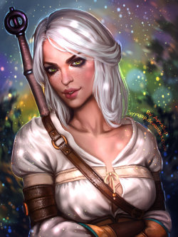 Ciri (Witcher 3) By Ayyasap 