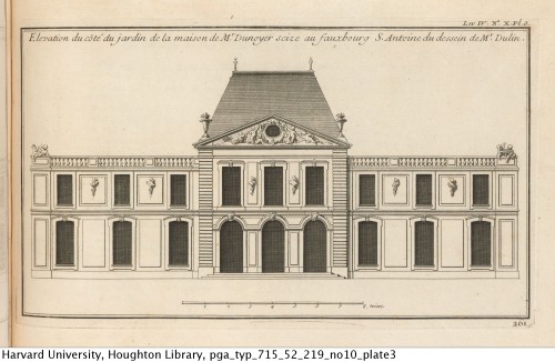 Jacques-François Blondel. Architecture françoise, 1752. Typ 715.52.219 Houghton Librar