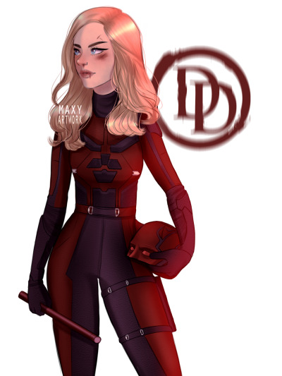 karen page as daredevil commission - Tumbex