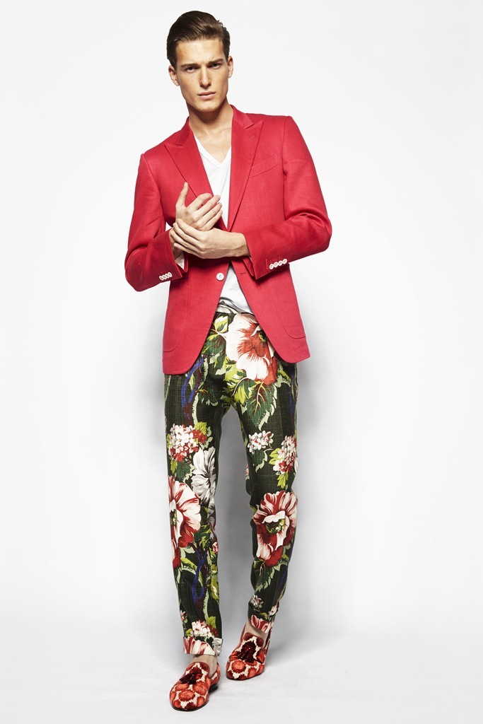 womensweardaily:  Men’s Shoe Trend: Bright Colors Tom Ford Men’s RTW Spring 2014