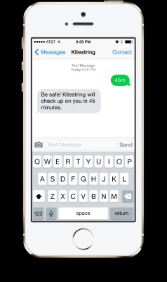 moderngeishagoddess:  Y'all check out kitestring.io if you aren’t already familiar. It basically sends you a text message at a time you set and if you don’t respond or extend your check in within x minutes, it will send out a message to your emergency