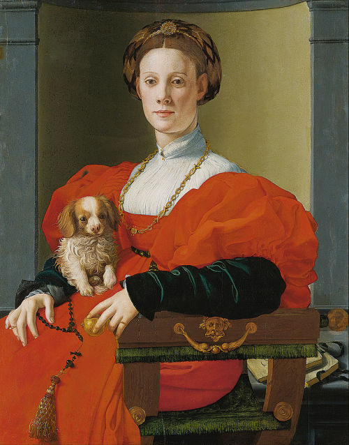 Pontormo, Portrait of a Lady with a Lapdog (1537-40)