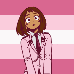 cherry blossom bi/trans ochako icons! pls like/rb if using!happy bday ochako!