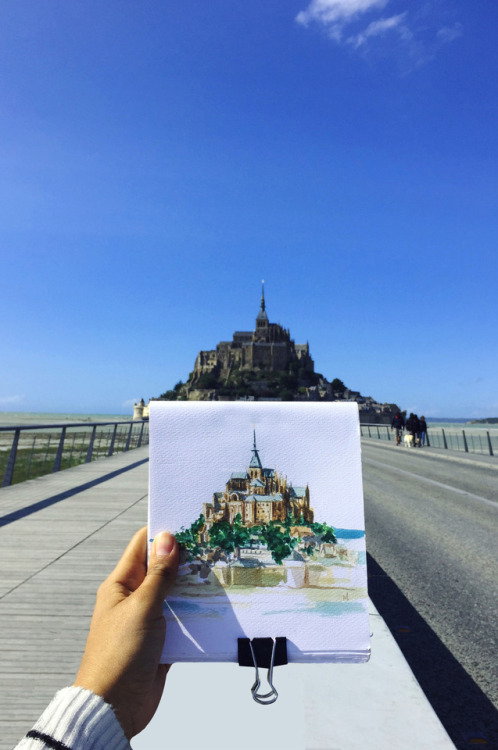 From Ireland to France.Sketch’s from last year’s great adventure. 