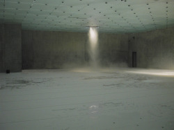 architectureofdoom:  Pierre Huyghe: L’Expédition  Scintillante, Acte 1: Untitled (Weather Score) (View of the exhibition  L’Expédition Scintillante, A Musical, Kunsthaus, Bregenz, 2002), 2002