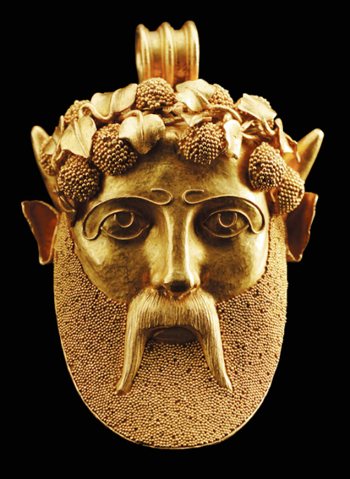 Archeological Revival “Bacchus” pendant attributed to Castellani, c. 1870