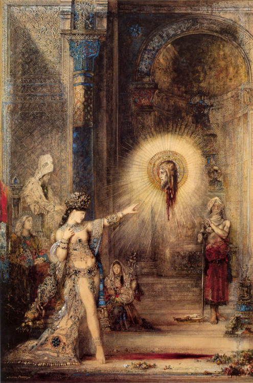 Gustave Moreau, The Apparition. 1876, oil on canvas. Musée du Louvre, Paris, France. 