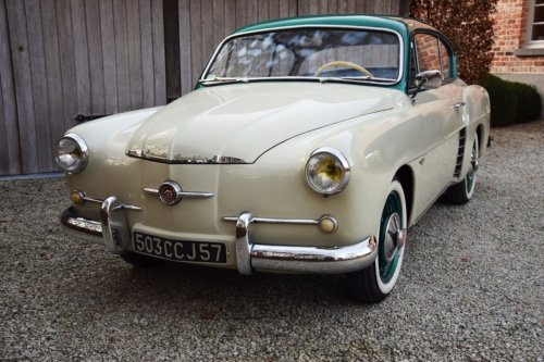frenchcurious:Renault Autobleu 4CV 1955 Coupé