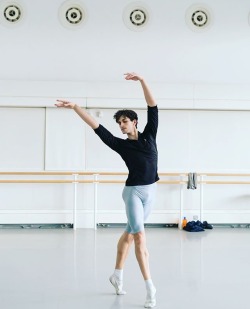 frankiehayward:Reece Clarke rehearsing Manon