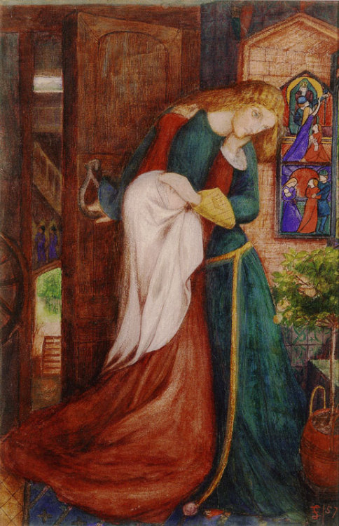 Lady Clare by Elizabeth Siddal, 1857