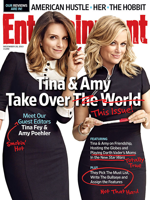 This week, we let Amy and Tina take over EW – and they clearly took the job very seriously, as you can see from their opening letter to readers:
“ “If you are reading this ‘Letter From the Guest Editors,’ it probably means you have read all the other...