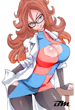bayeuxman:  Android 21 - DB fighterZ