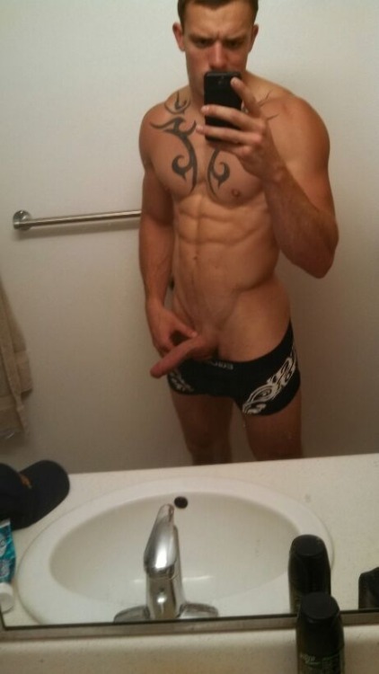 hungdudes:  Finally the Photo set of this Tribal Tattoo Military Hung 