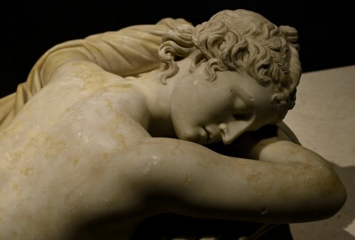 theancientwayoflife:~Sleeping Hermaphrodite. Microasiatic marble. Roman copy of the mid-2nd cent. CE