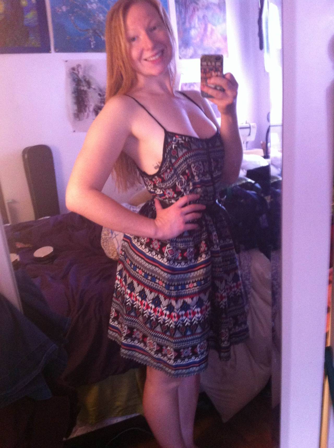 eatthisrosebud:  My (soon to be ex) roommate walked in and said “Wow, that dress