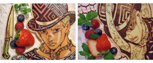 lowefficacy:  mogi-lock:  吉良（デッドマンQ）とキラークイーンに纏わるキャラ弁とかおやつです  Wow the absolute winner of the jojo cakes 