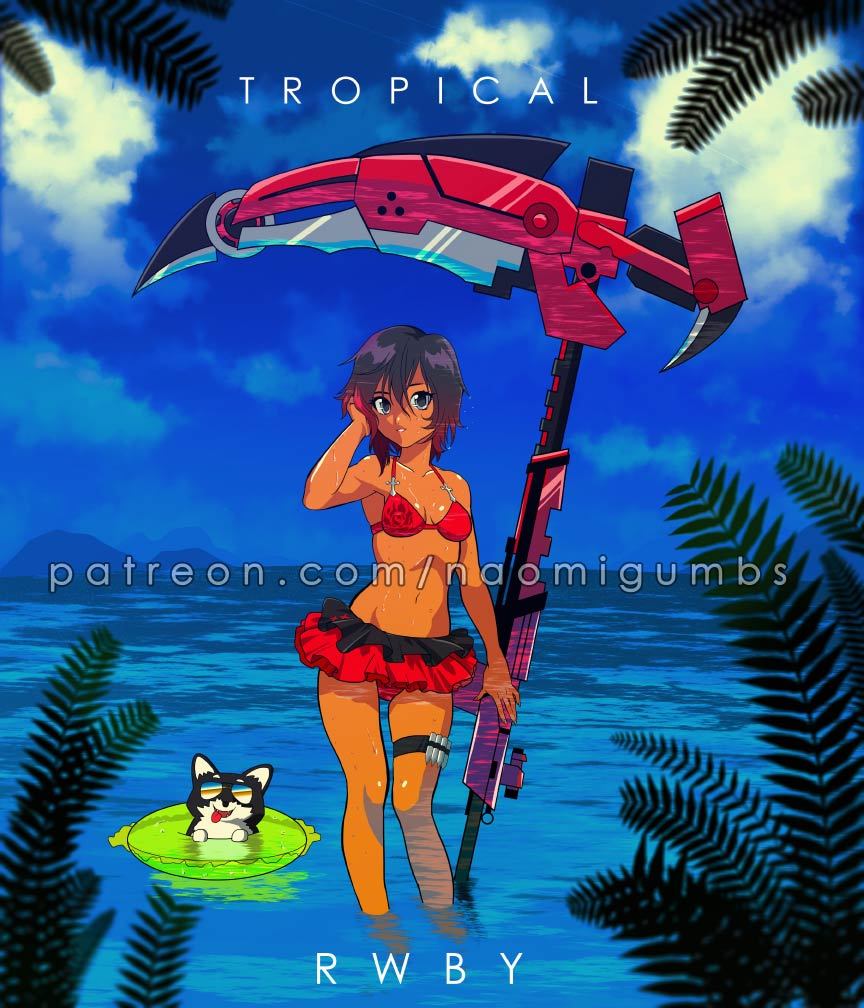 nononsensei:  “June 2017 vs June 2018″  Revamped version of “Tropical RWBY”It’s