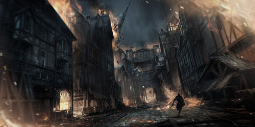 windspiritz:  Thief Concept art by Mathieu Latour-Duhaime 