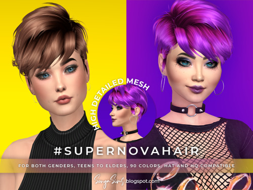 sonyasimscc:DOWNLOADSupernova Hair *FREE*Amanda Hair *FREE*Sonia Hair