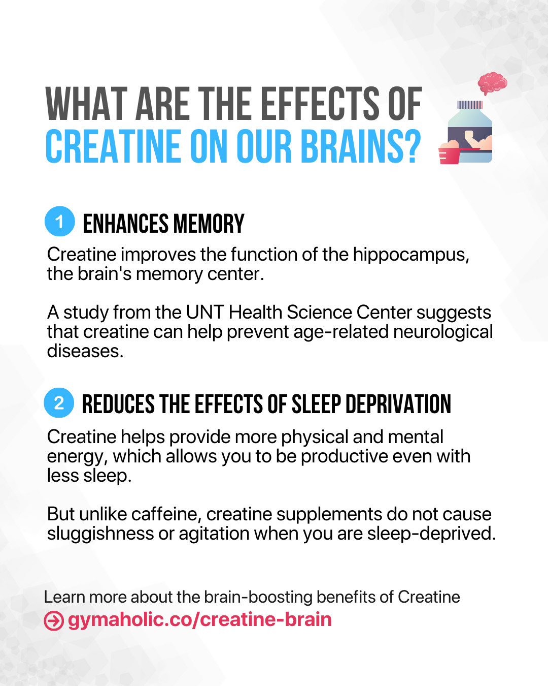 What Are the Effects of Creatine on Our Brains?