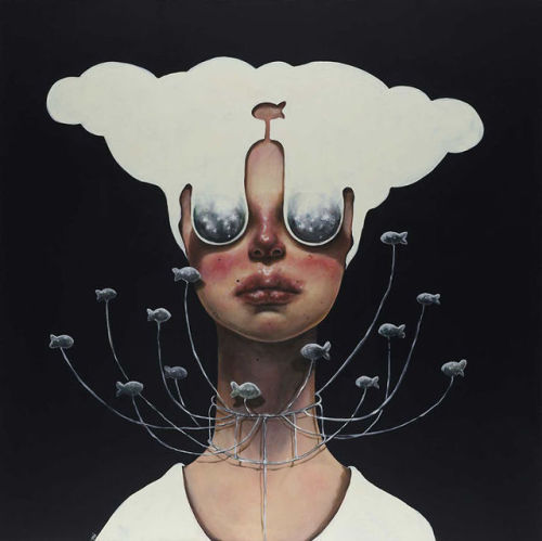 Contemporary art by Iranian artist Afarin Sajedi 