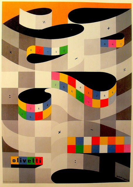 monoscope:Olivetti Poster — Herbert Bayer