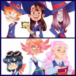 The Little Witch Academia ladies part of