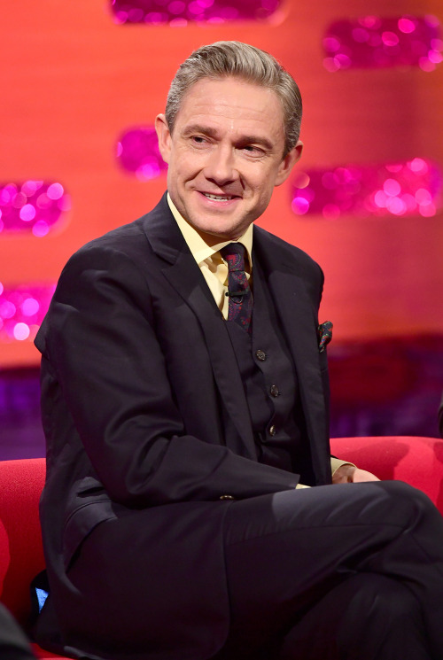 【HQ】December 14, 2016 - London, UK - Martin Freeman appearing on the Graham Norton Show filmed at th