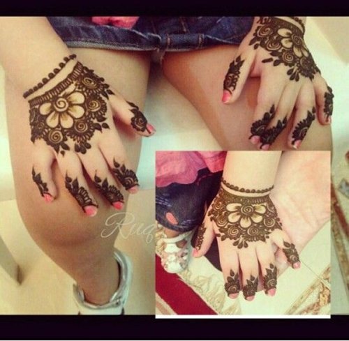 Elegant and Stylish Mehndi Designs for Kids Hands