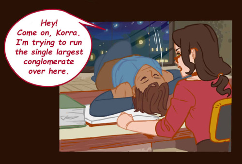 Korra and Asami Adventure: Chapter 1 Panel 1 to 9 out of 28A new dilemma arises for Korra and Asami 