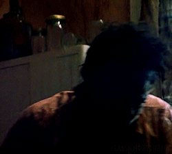 classichorrorblog:  Gunnar Hansen as Leatherface in The Texas Chainsaw Massacre (1974) 