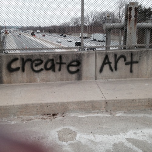 scaers:Graffiti on a bridge near my house (2)