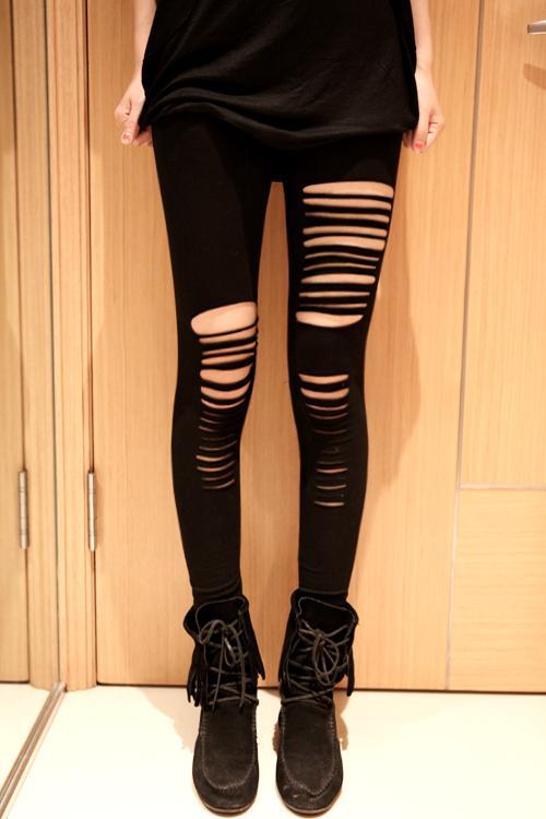 cultdoe:  Torn Leggings $10 
