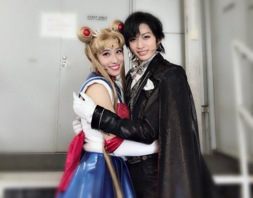 landofanimes:Riona Tatemichi as Mamoru Chiba/Tuxedo Mask Natsuki Koga as Usagi Tsukino/Sailor Moon (