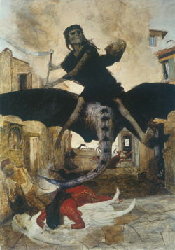 sixpenceee:  A painting called the Plague
