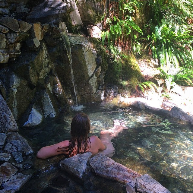 soakingspirit:  Just back from a fantastic overnight at Goldmyer Hot Springs with