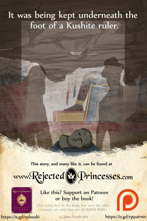 rejectedprincesses: Amanirenas: the One-Eyed Queen Who Fought Rome Tooth and Nail (c.60 BCE - c.10 BCE) Okay, for real - I know few of you read the footnotes, but there’s a TON of nuance to this, so please read the full entry here before penning notes