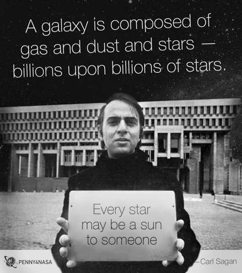 pennyfornasa:  “Every star may be a sun to someone.” - Carl Sagan, COSMOS Watch COSMOS: A Space-Time Odyssey hosted by Neil deGrasse Tyson TONIGHT at 9/8c on FOX