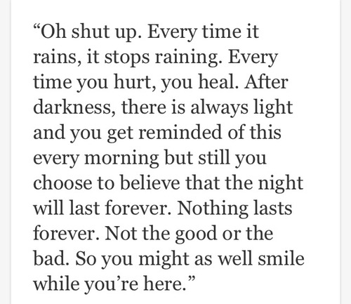 neuroticdream:  Positive honesty on We Heart It.