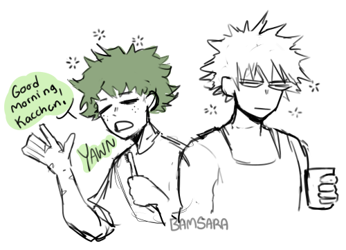 bamsara:tonight I give you: bkdk doodles I did during streamHonestly, Izuku would wear Dynamite merc