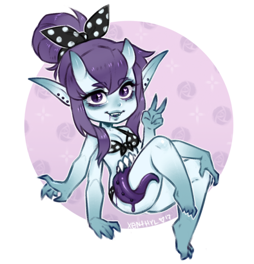 xenthylart:a doodle of one of my fave ocs, viv 