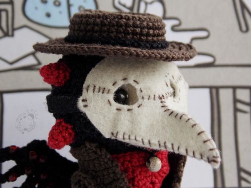 ann-the-amigurumer: Plague Doctor, the Space Traveller.