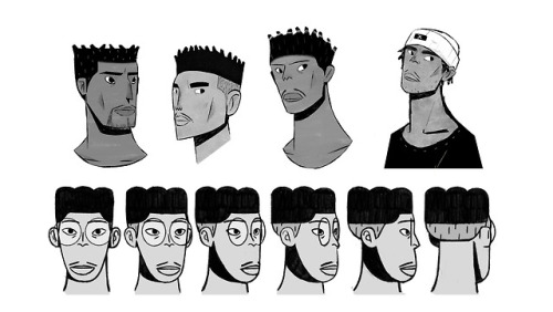 Some early design I did last year for the graduation movie J’ATTENDS LA NUIT of my good friend