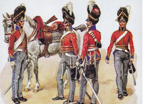 bantarleton:British cavalry 1812 - 1815.