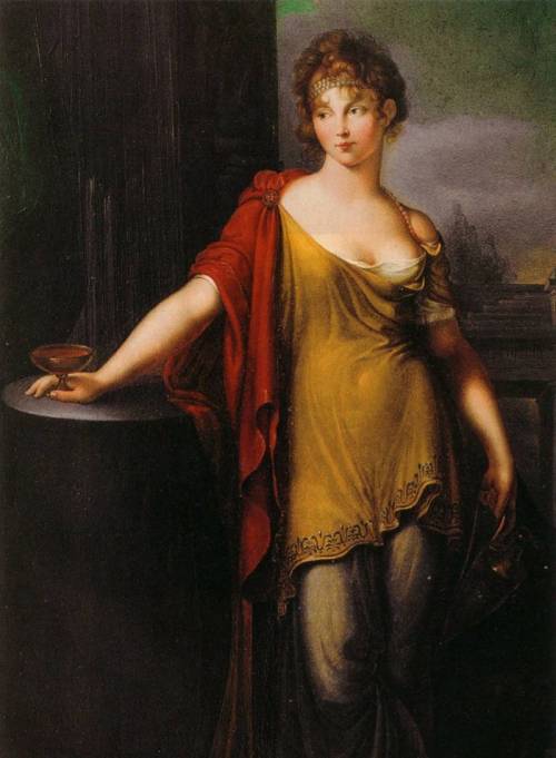 Louise of Mecklenburg-Strelitz, Queen of Prussia as Hebe by Karl Wilhelm Wach, 1812