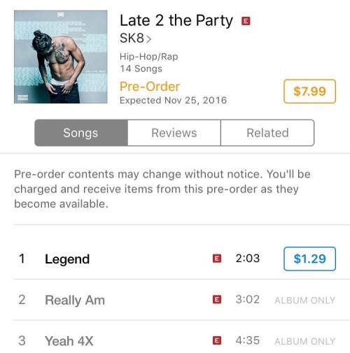 Pre-order Late 2 The Party. bit.ly/Late2TheParty