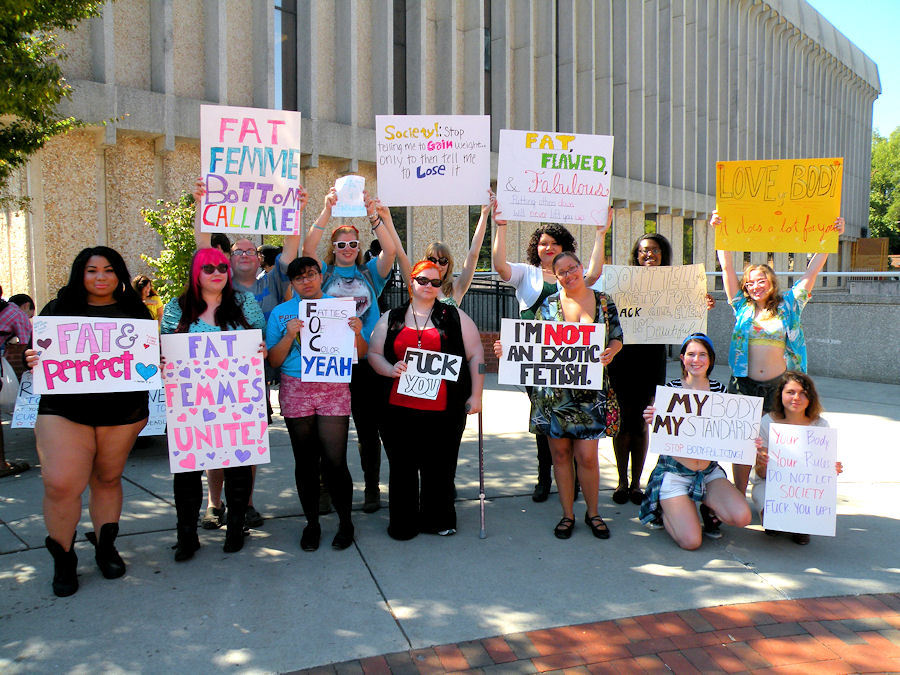 frenchshrimp:  ashleighthelion:  *~Free Figure Revolution’s Body Posi Rally at